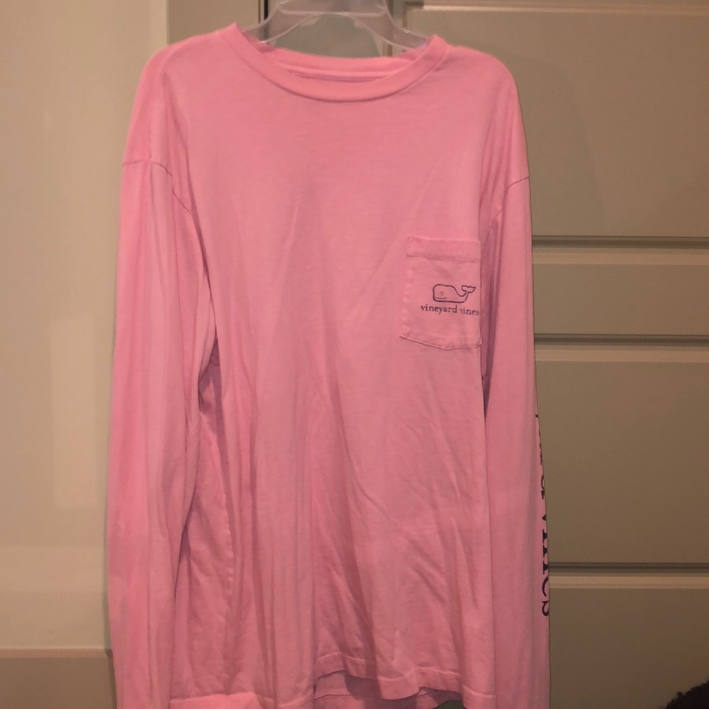 Pink Vinyard Vines long sleeve